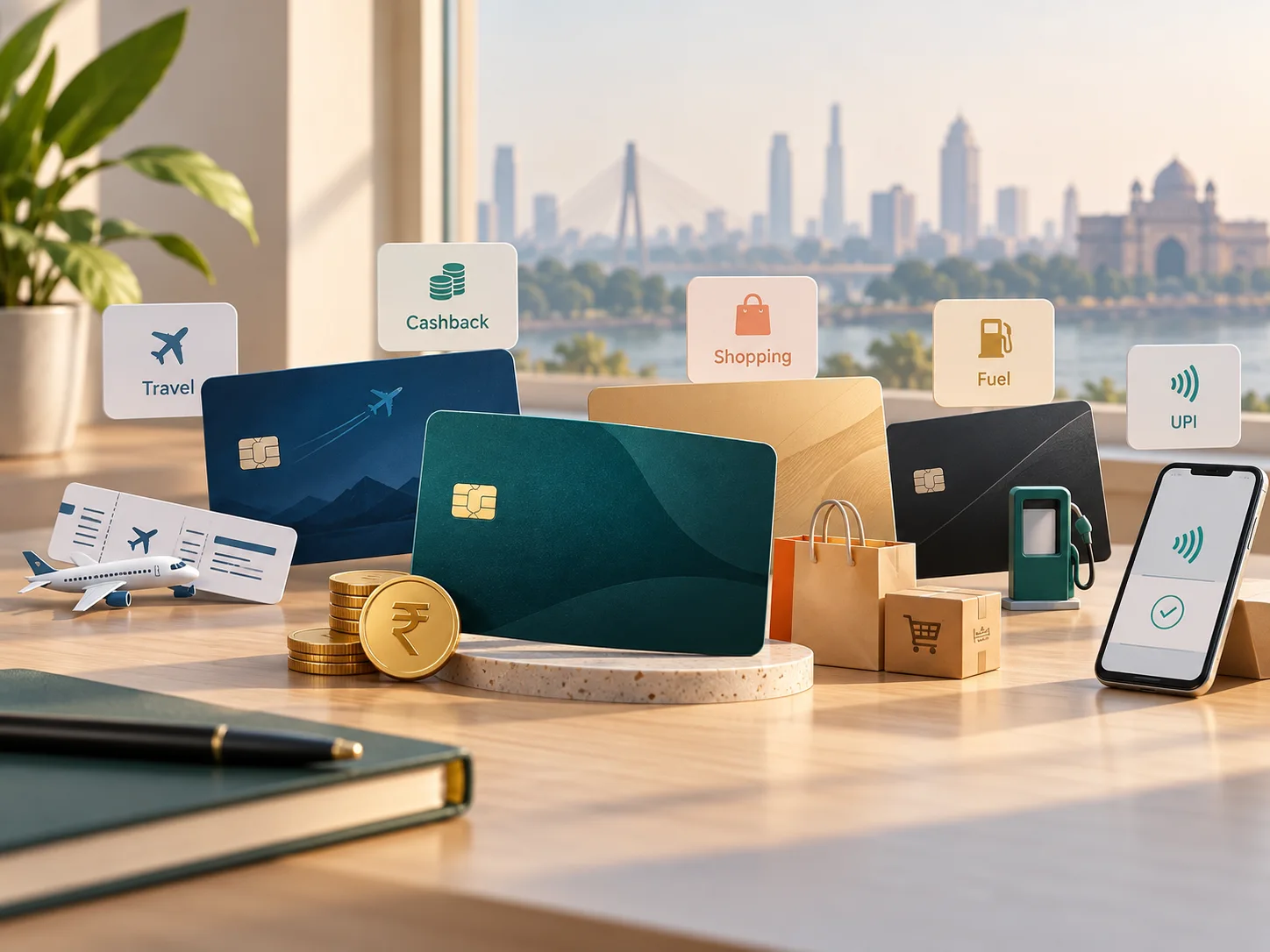 Selection of credit cards for different spending needs