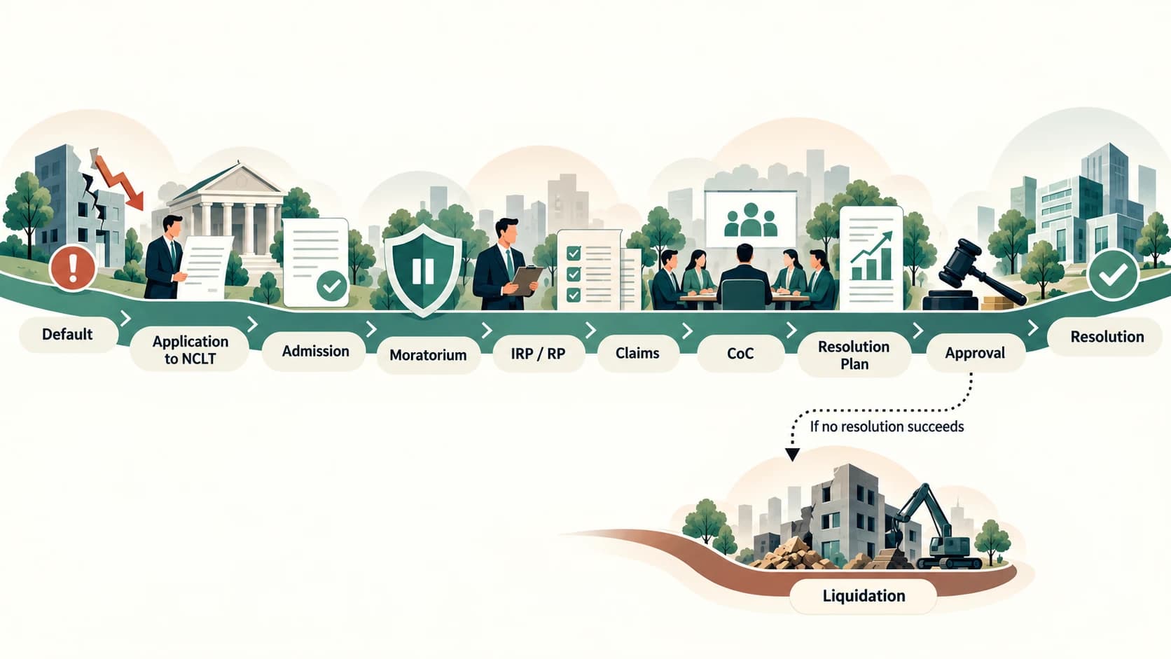 Simplified Corporate Insolvency Resolution Process under the Insolvency and Bankruptcy Code.